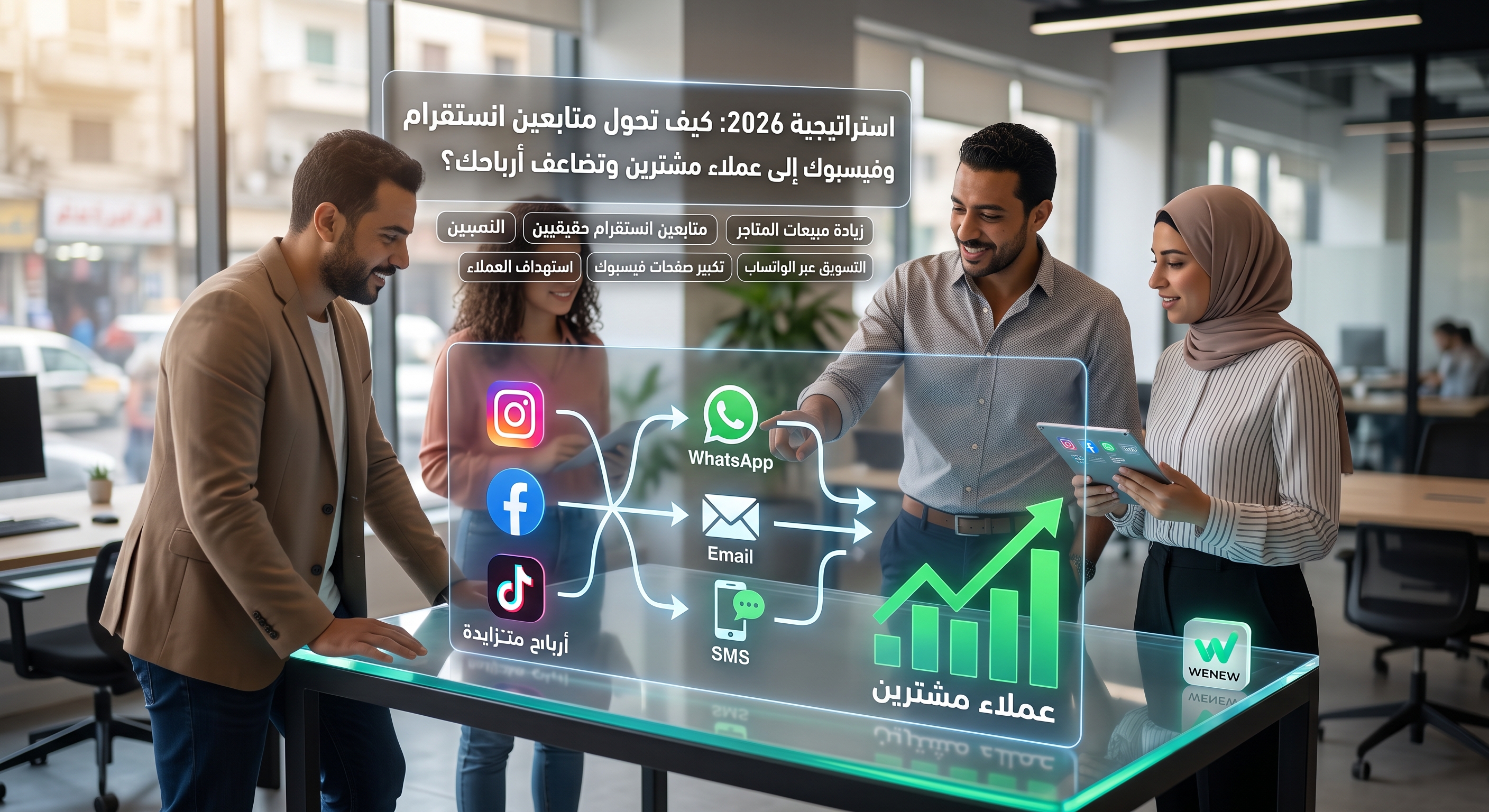 استراتيجية 2026: كيف تحول متابعين انستقرام وفيسبوك إلى عملاء مشترين وتضاعف أرباحك؟