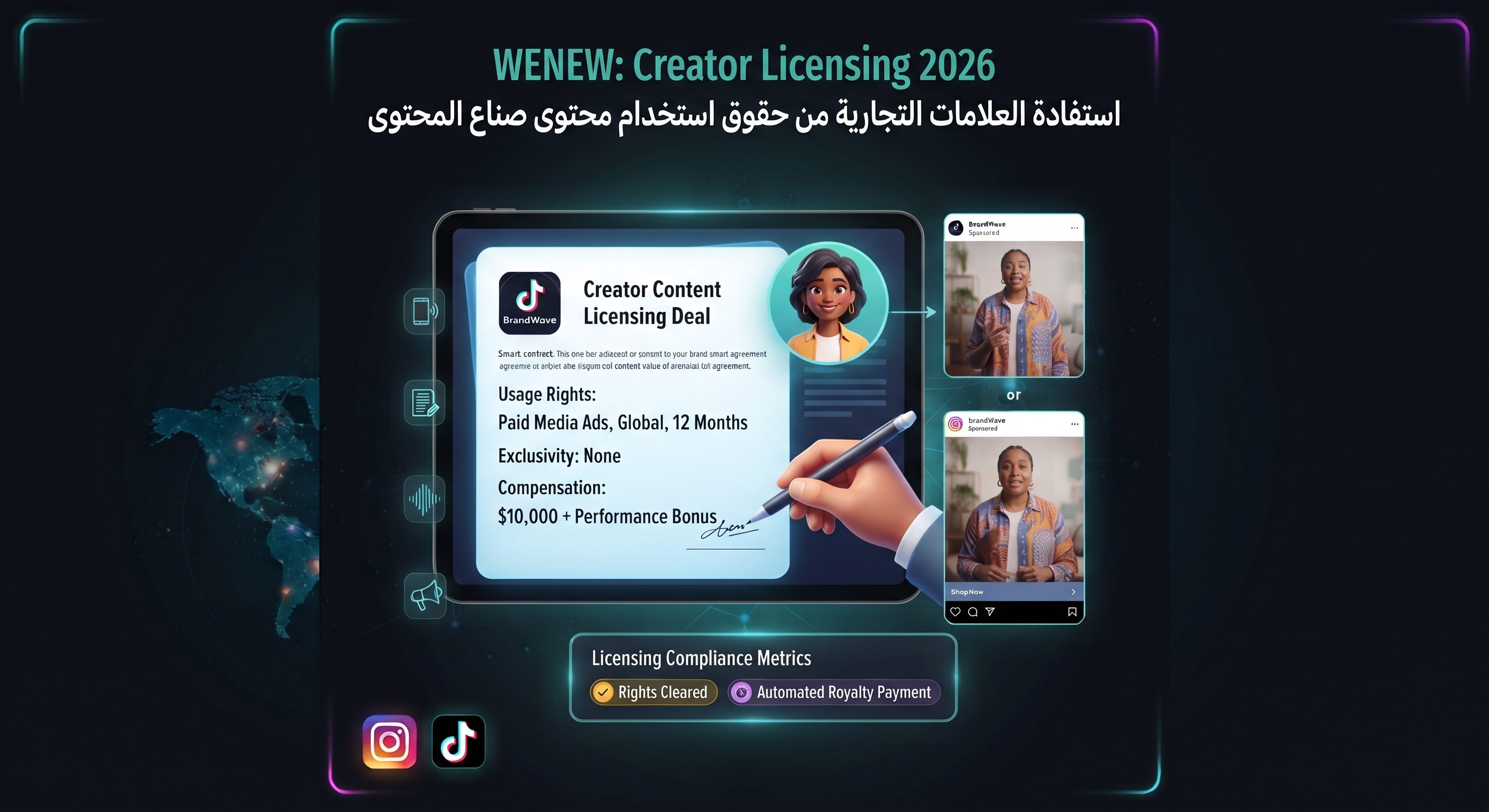WENEW: Creator Licensing 2026 – كيف تستفيد العلامات التجارية من حقوق استخدام محتوى صناع المحتوى في الإعلانات؟