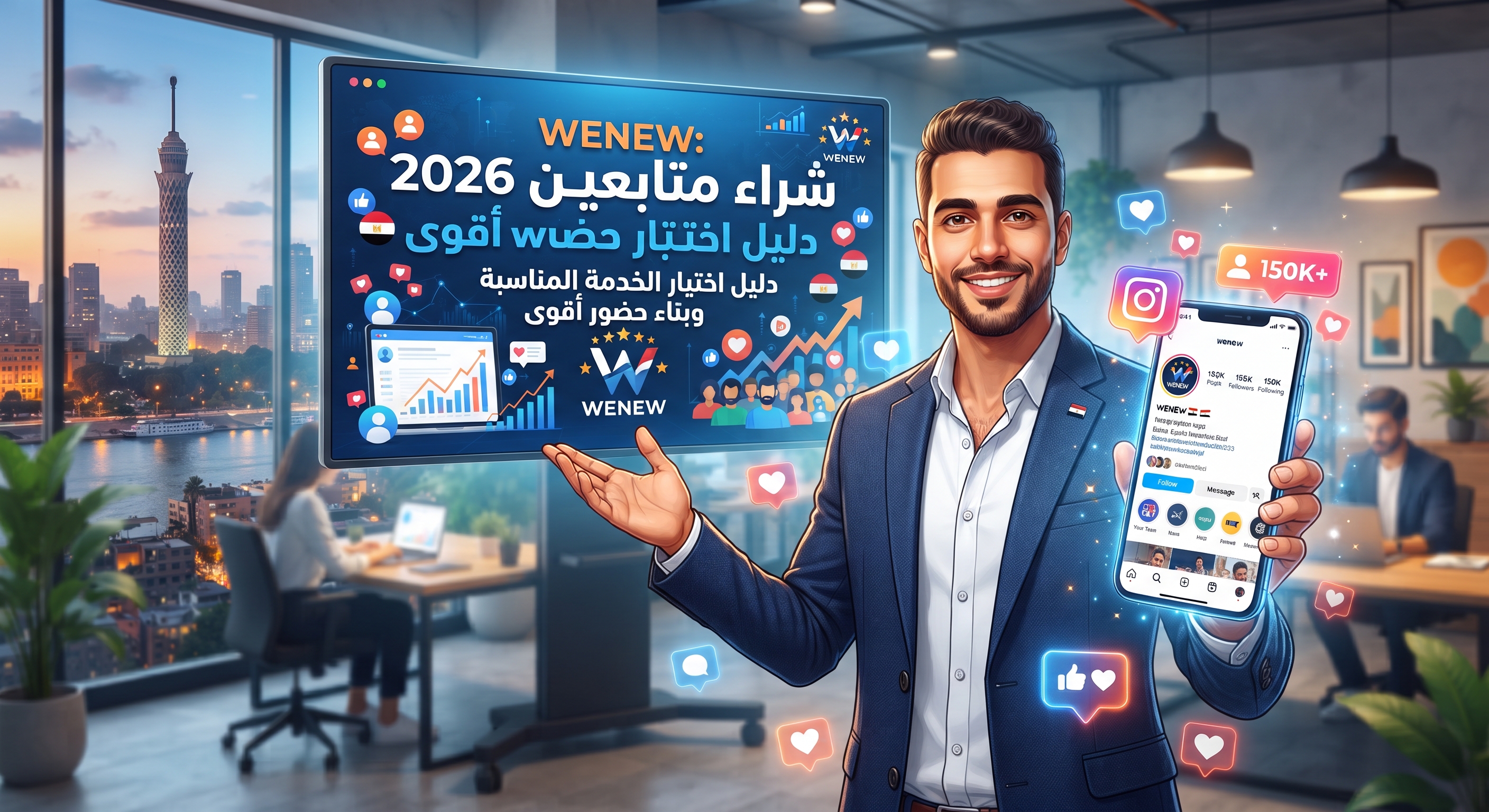 WENEW: شراء متابعين مصريين 2026 — دليل اختيار الخدمة المناسبة وبناء حضور أقوى