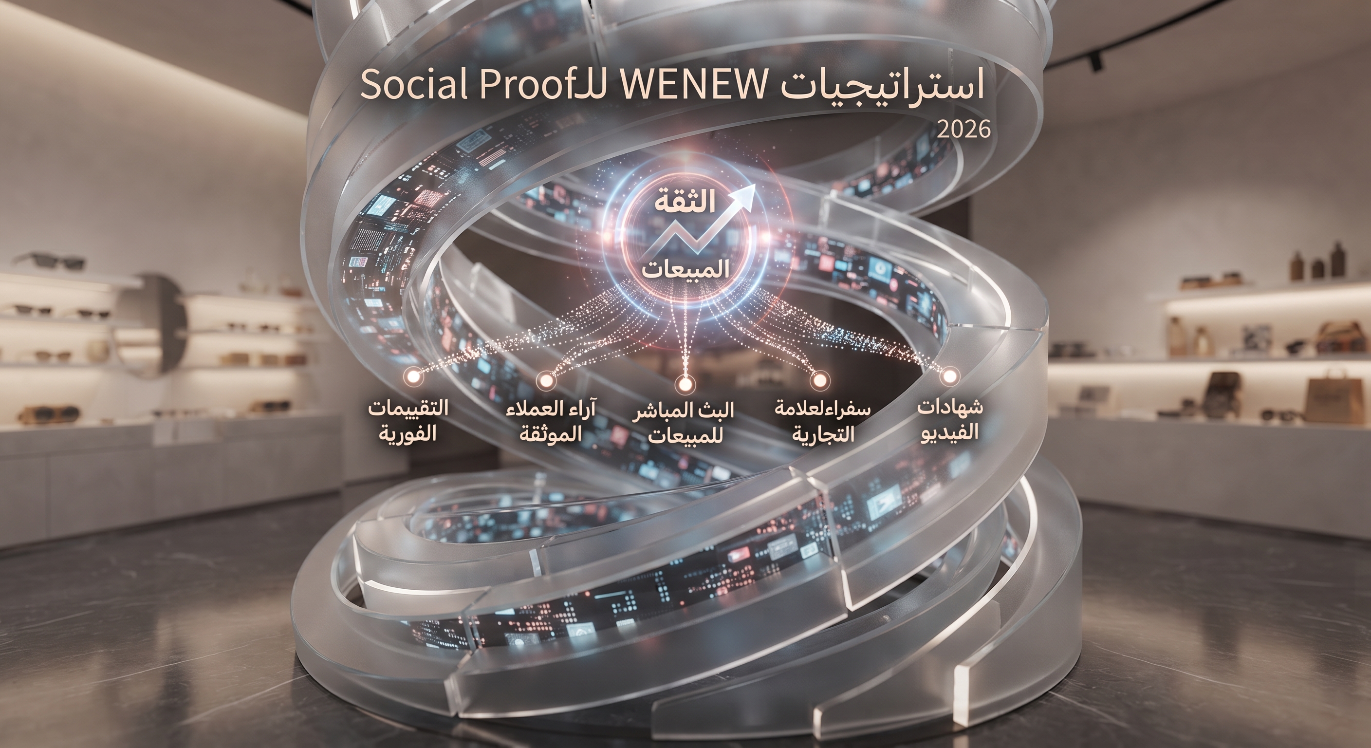 استراتيجيات Social Proof 2026 لتعزيز ثقة العملاء ومبيعات المتاجر الإلكترونية مع WENEW