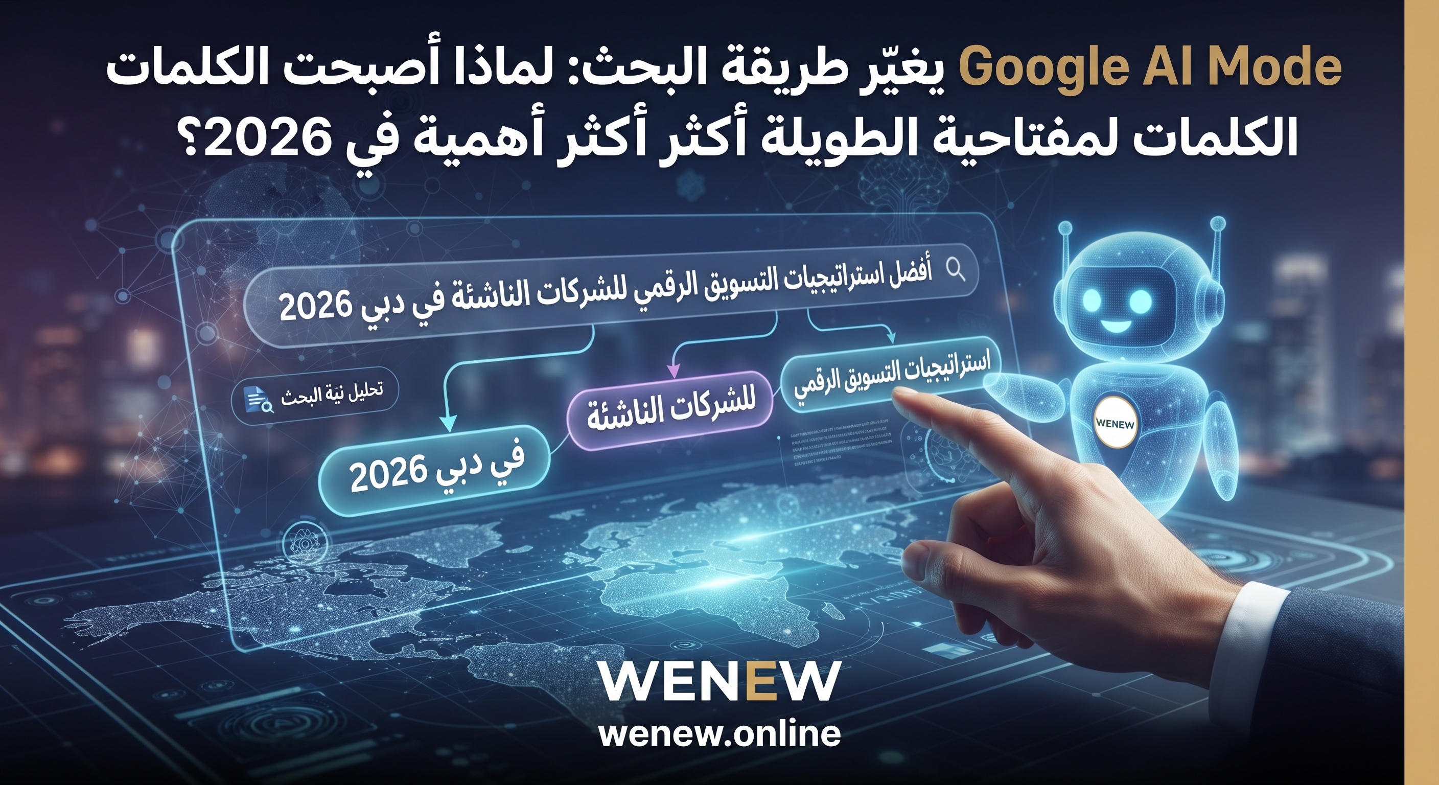 Google AI Mode يغيّر طريقة البحث: لماذا أصبحت الكلمات المفتاحية الطويلة أكثر أهمية في 2026؟