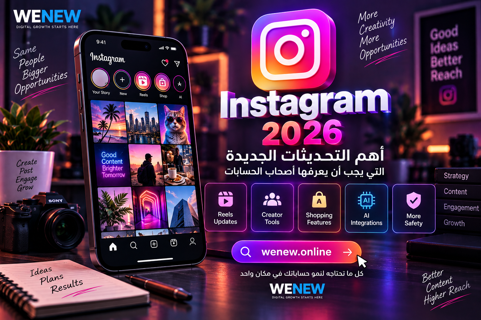 Instagram في سبتمبر 2026: أهم التحديثات الجديدة التي يجب أن يعرفها أصحاب الحسابات