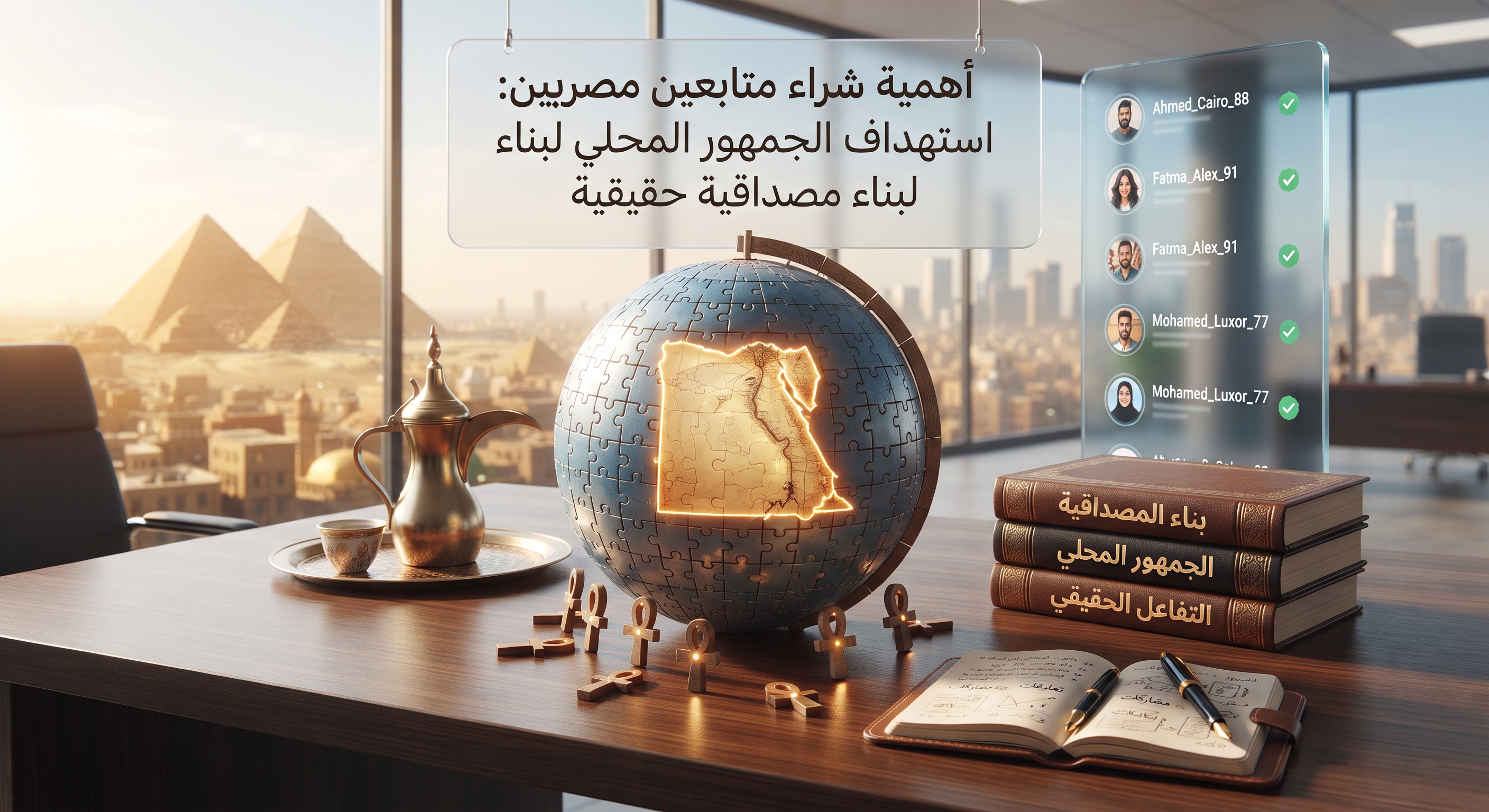 أهمية شراء متابعين مصريين: استهداف الجمهور المحلي لبناء مصداقية حقيقية