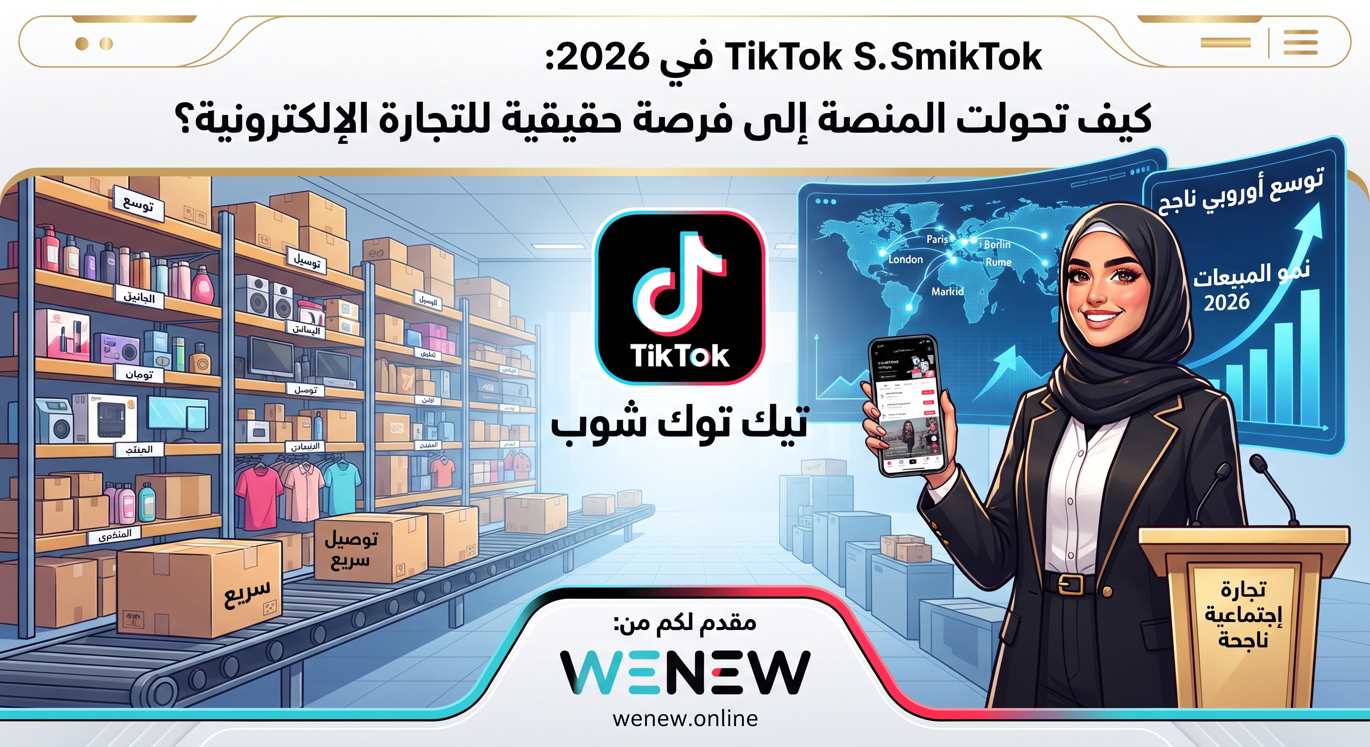 TikTok Shop في 2026: كيف تحولت المنصة إلى فرصة حقيقية للتجارة الإلكترونية؟