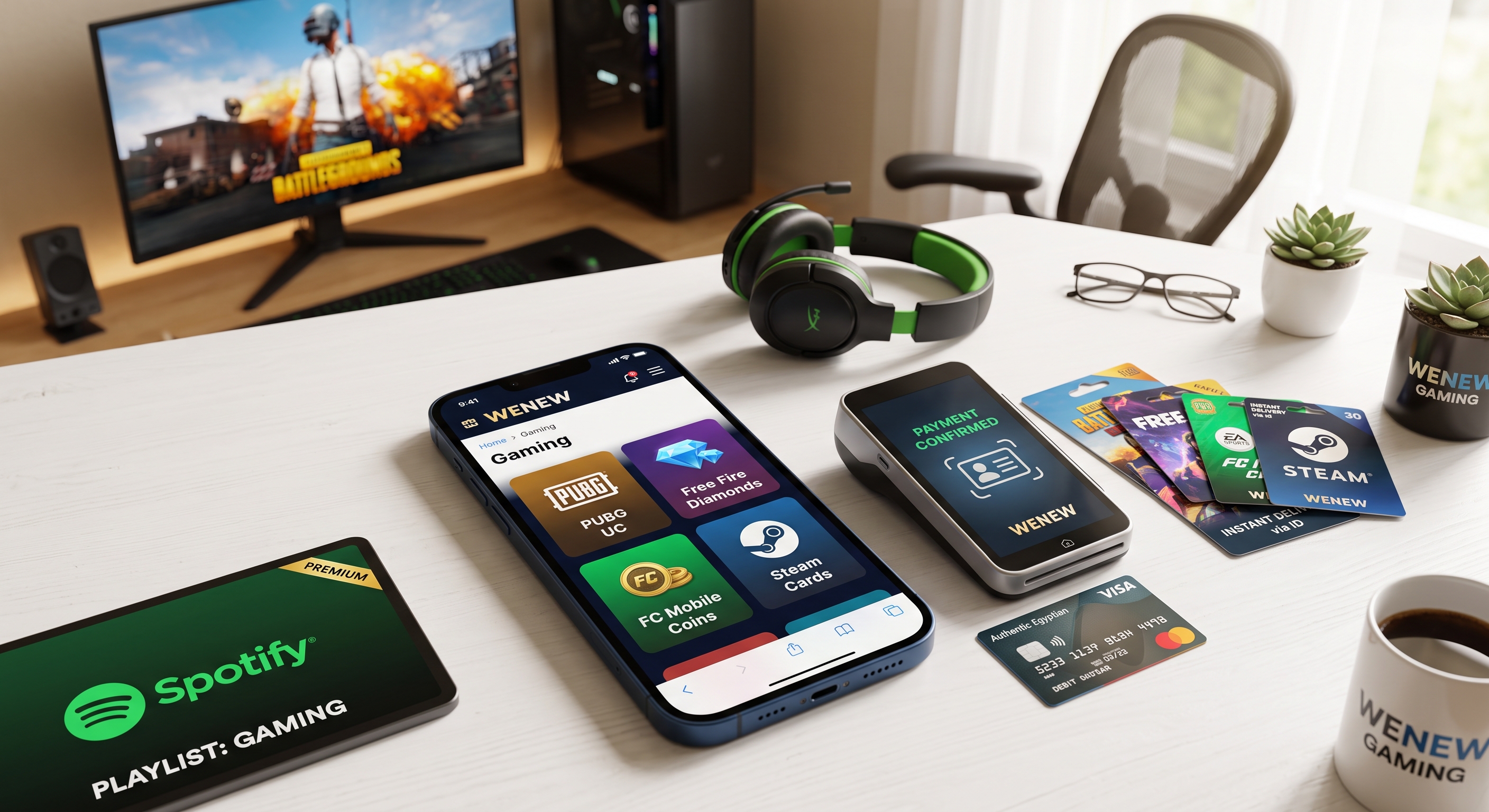 أسرع وأرخص طرق شحن شدات ببجي وجواهر فري فاير وFC Mobile في عام 2026