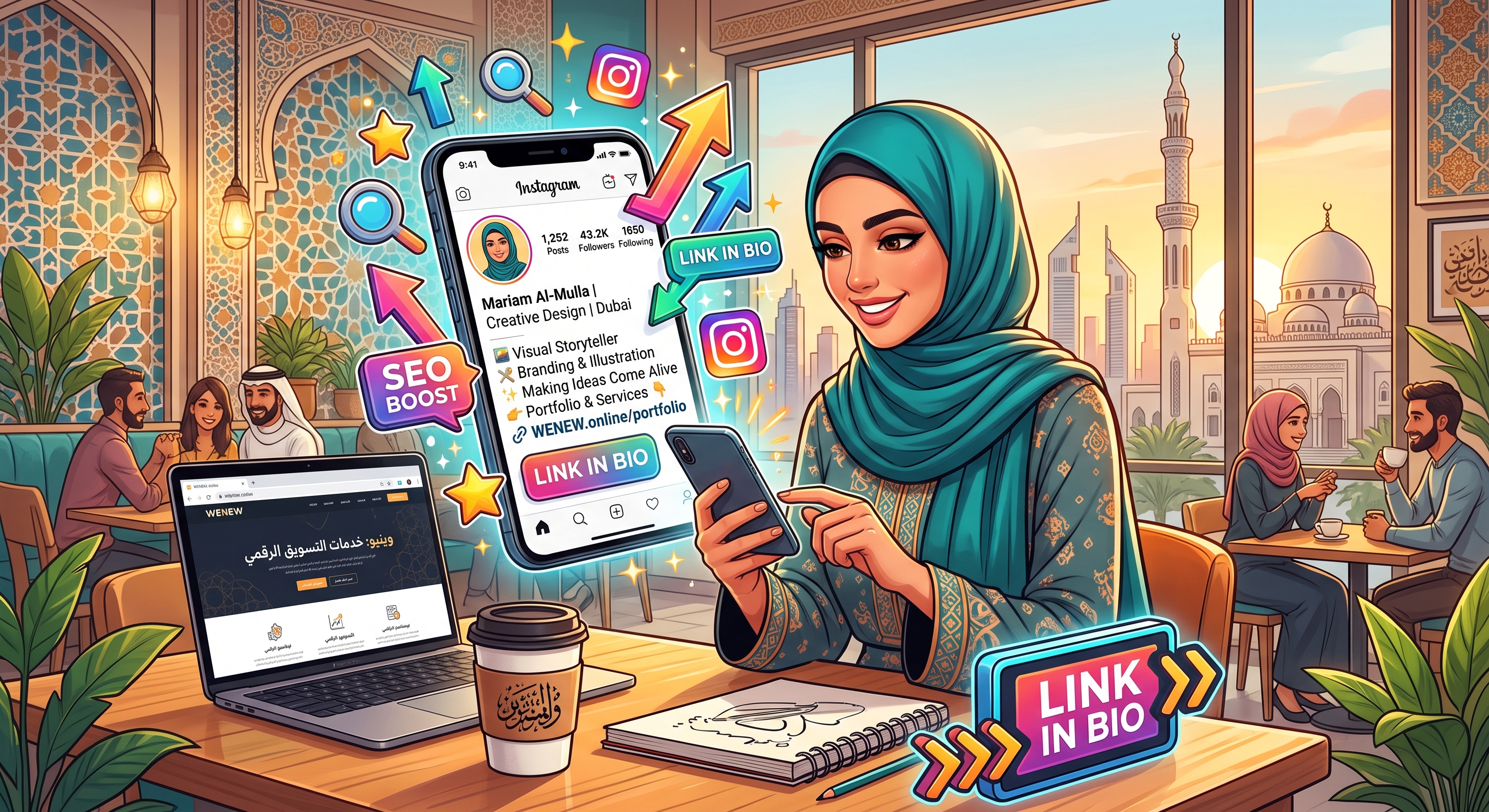 أفضل طرق تحسين ظهور Instagram Bio في نتائج البحث