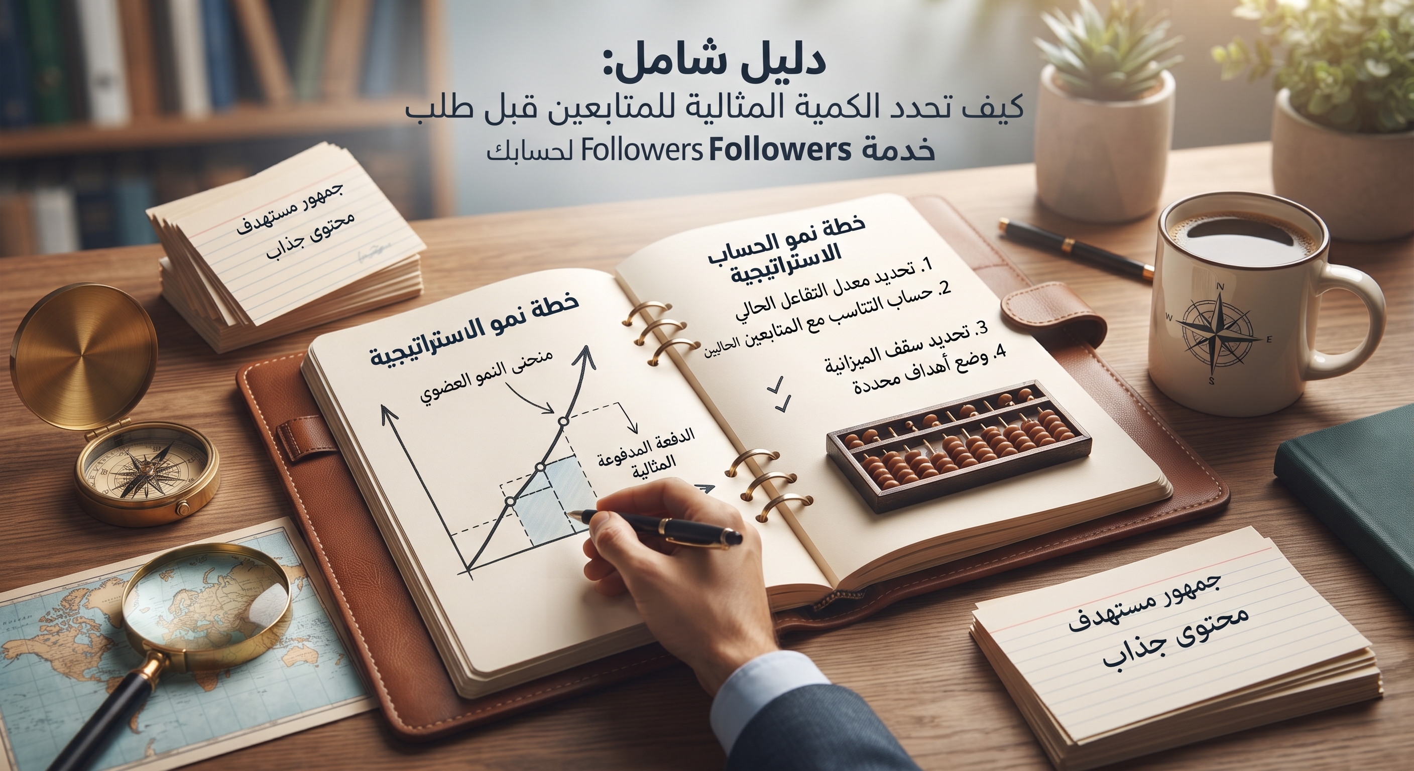 دليل شامل: كيف تحدد الكمية المثالية للمتابعين قبل طلب خدمة Followers لحسابك