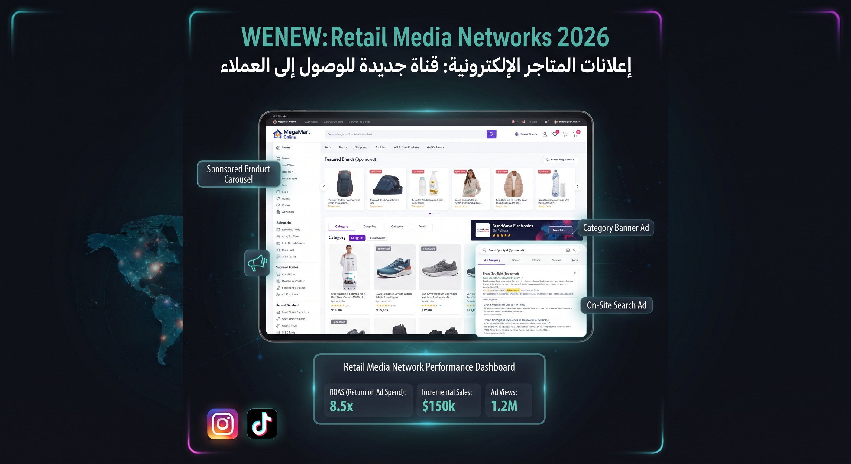 WENEW: Retail Media Networks 2026 – كيف أصبحت إعلانات المتاجر الإلكترونية قناة جديدة للوصول إلى العملاء؟