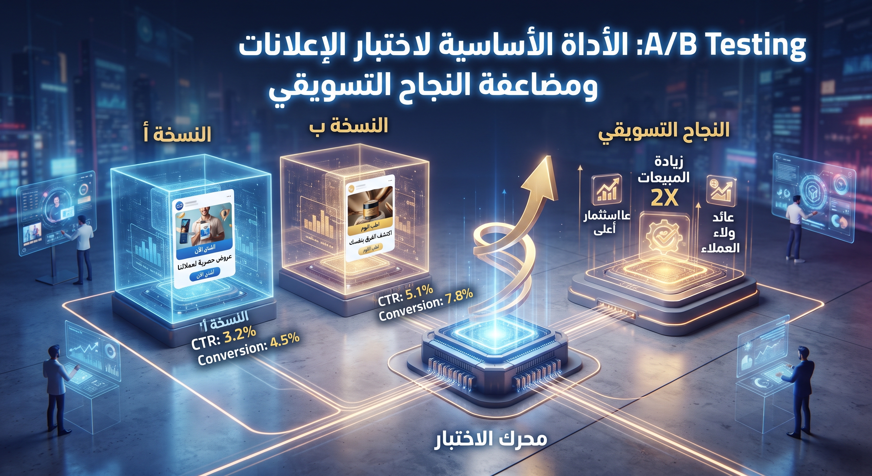 A/B Testing: الأداة الأساسية لاختبار الإعلانات ومضاعفة النجاح التسويقي