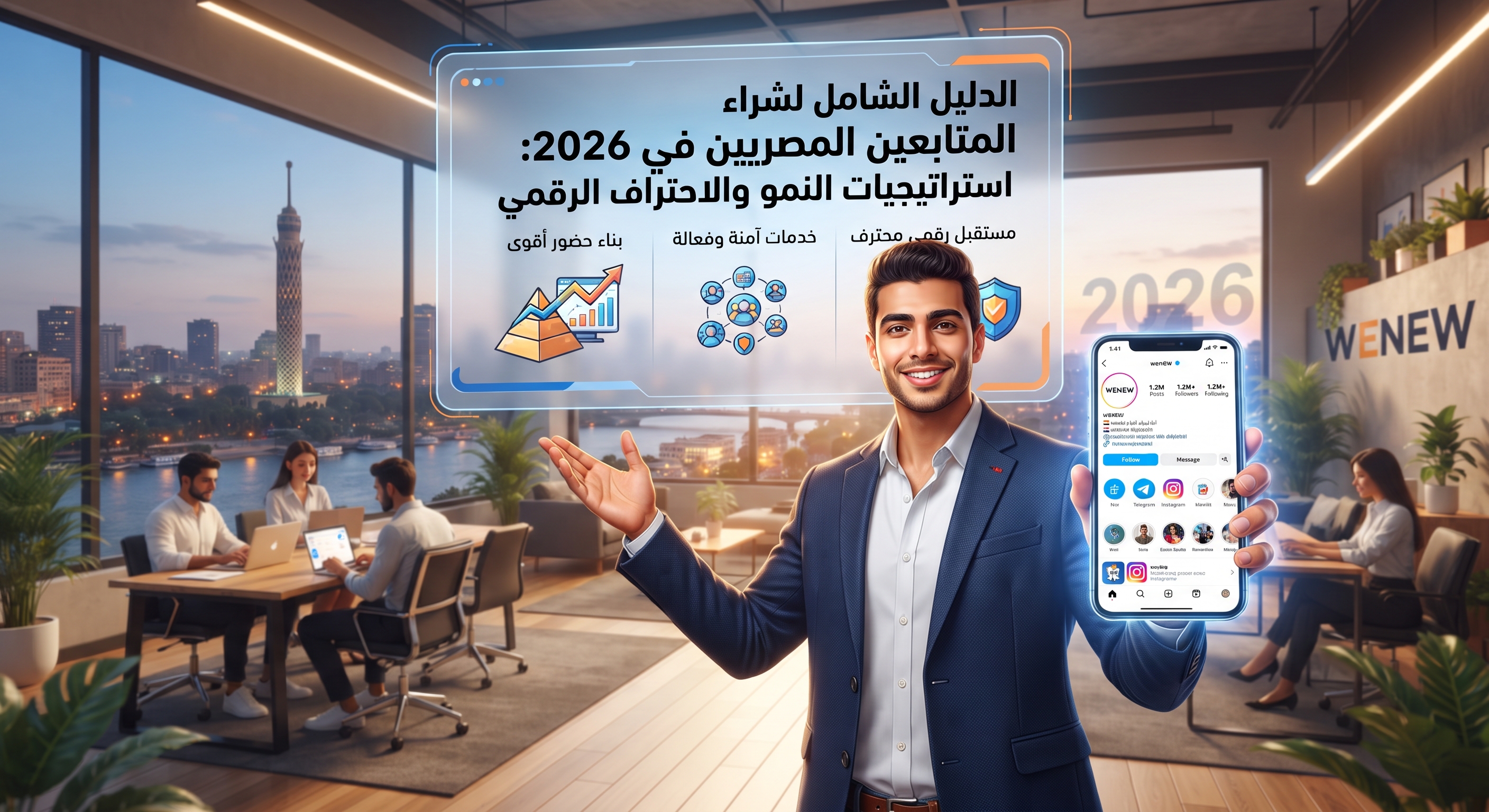 الدليل الشامل لشراء المتابعين المصريين في 2026: استراتيجيات النمو والاحتراف الرقمي
