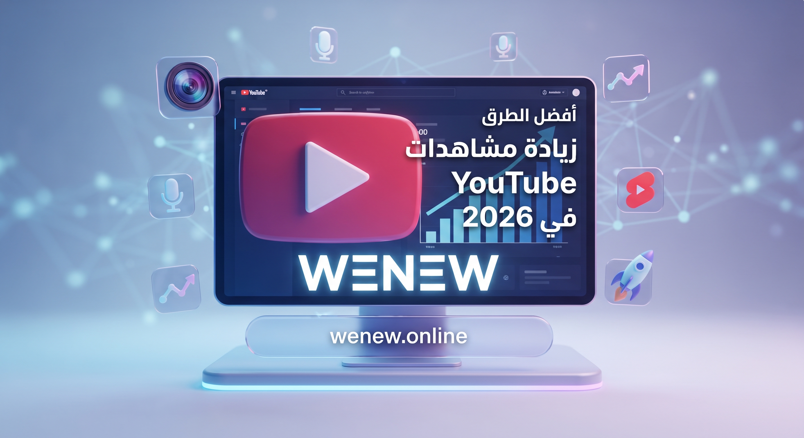 أفضل طرق زيادة مشاهدات YouTube في 2026: دليل شامل لصناع المحتوى
