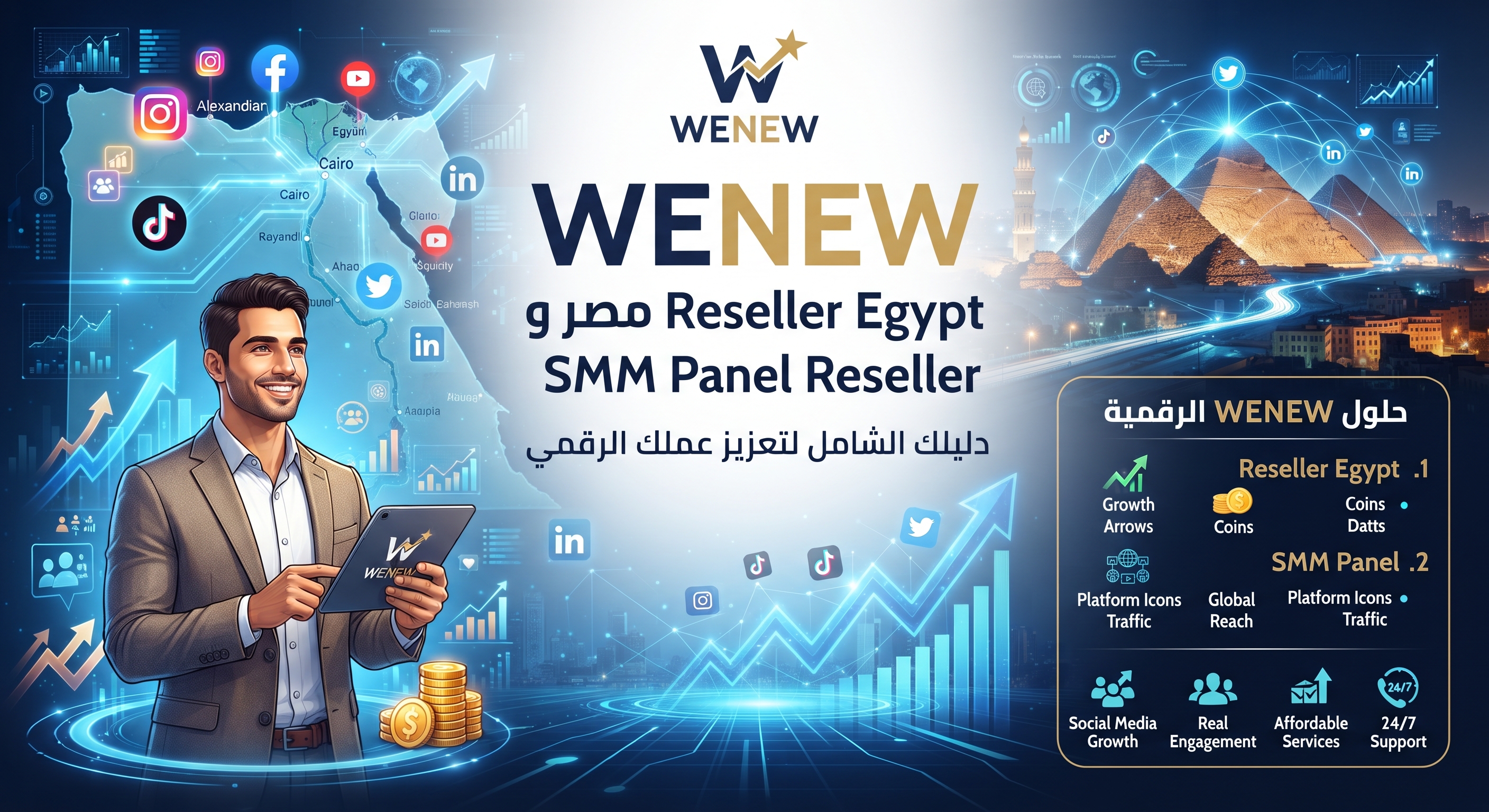 WENEW: SMM Reseller Egypt و SMM Panel Reseller — دليلك الشامل لتعزيز عملك الرقمي