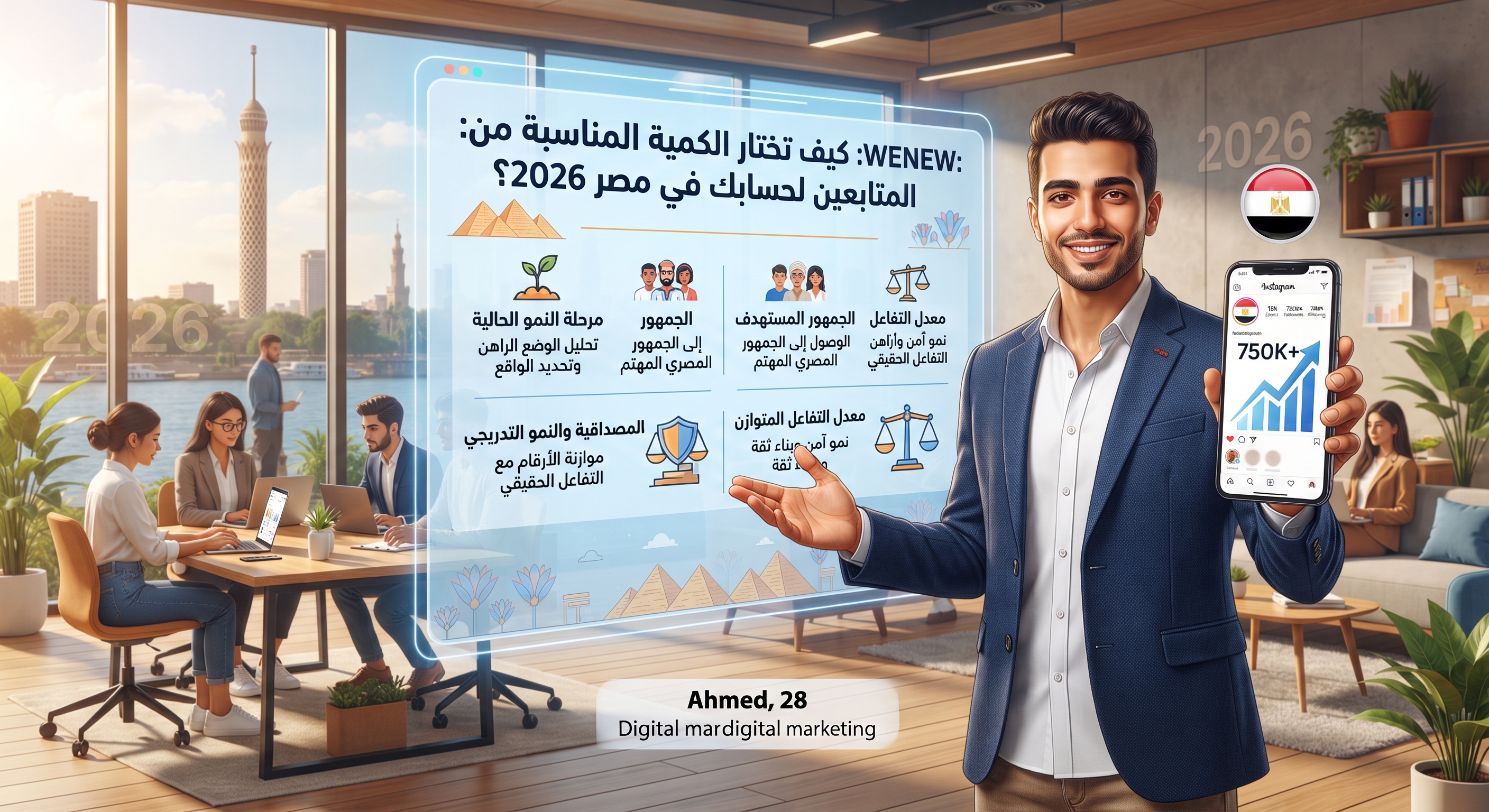 WENEW: كيف تختار الكمية المناسبة من المتابعين لحسابك في مصر 2026؟