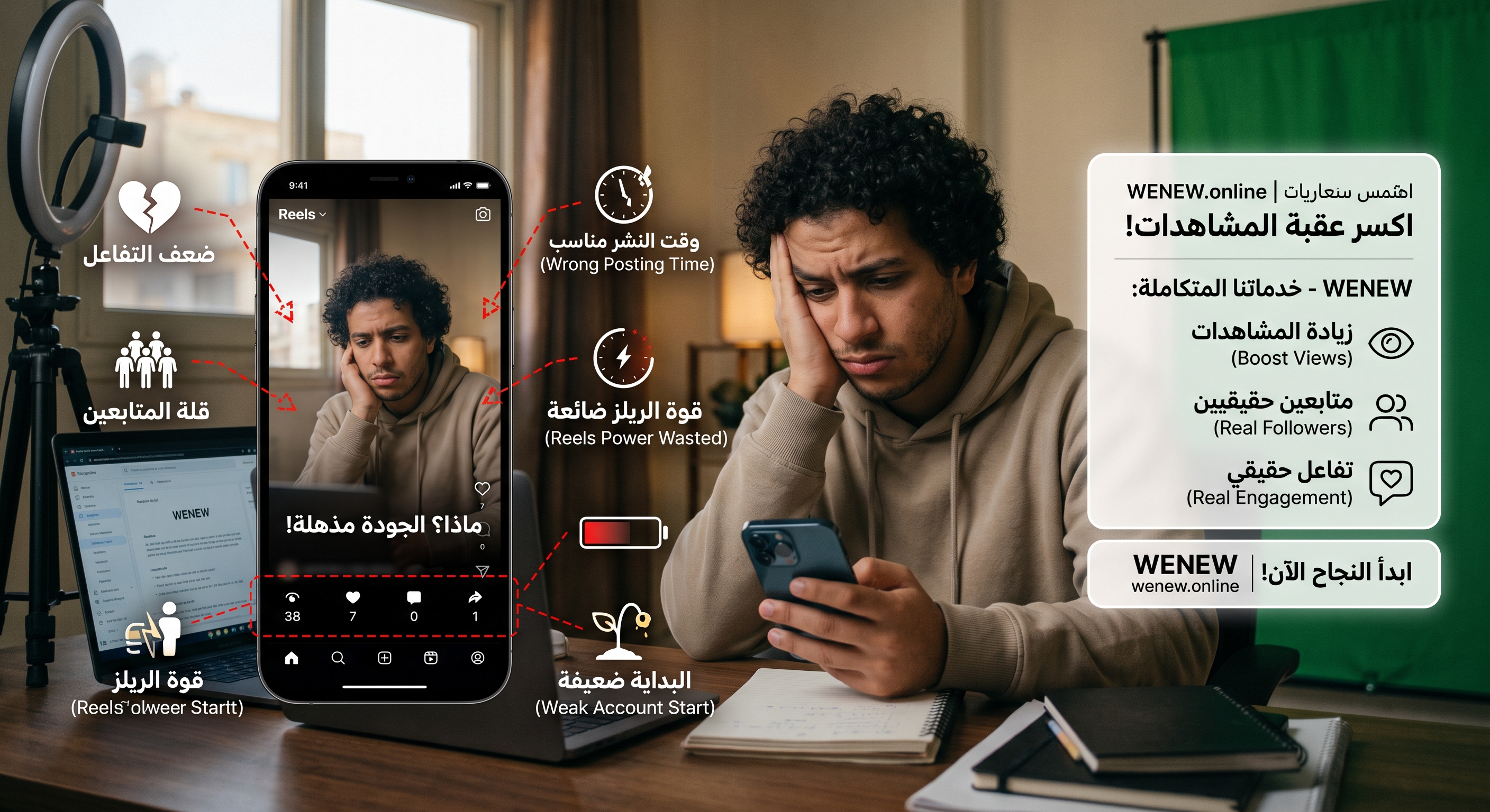 لماذا حسابك على إنستجرام لا يحصل على مشاهدات رغم جودة المحتوى؟