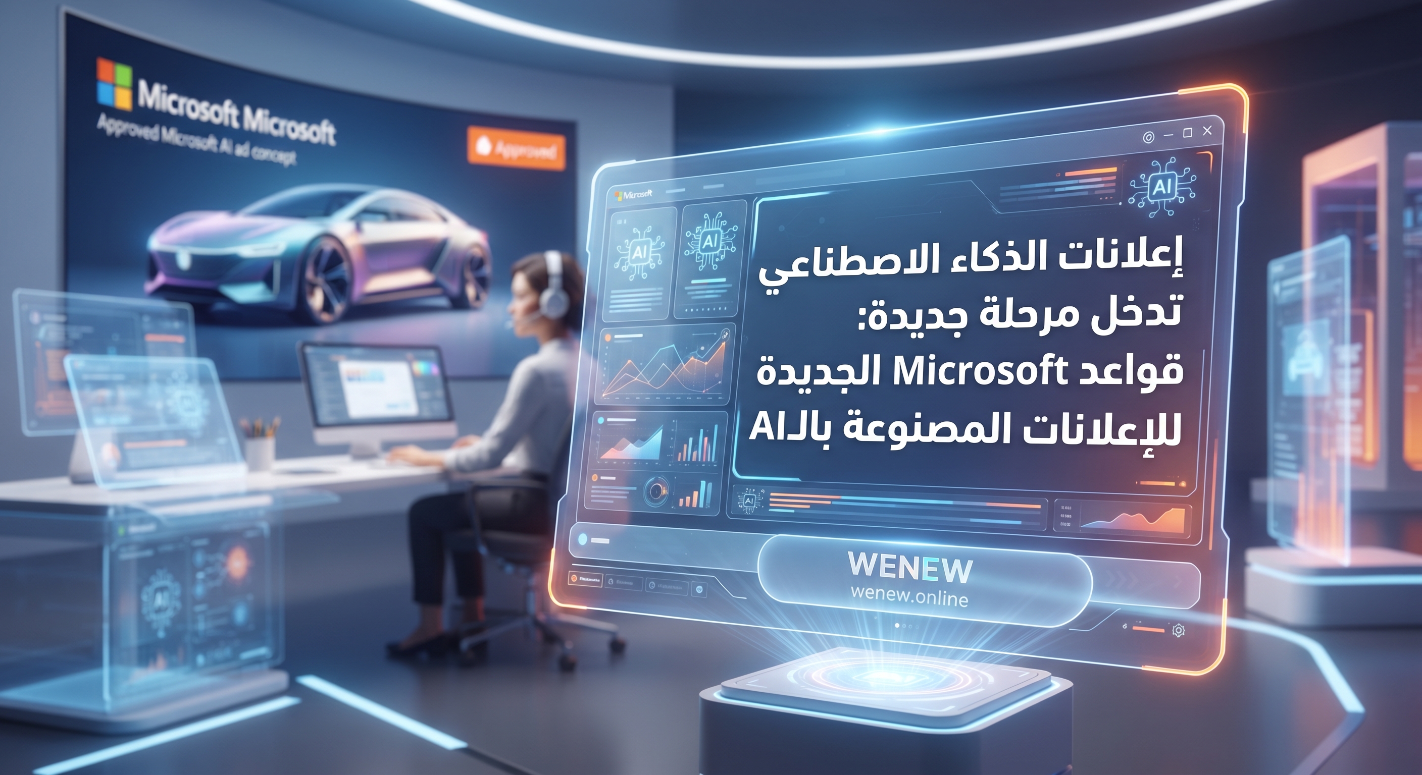 إعلانات الذكاء الاصطناعي تدخل مرحلة جديدة: قواعد Microsoft الجديدة للإعلانات المصنوعة بالـAI