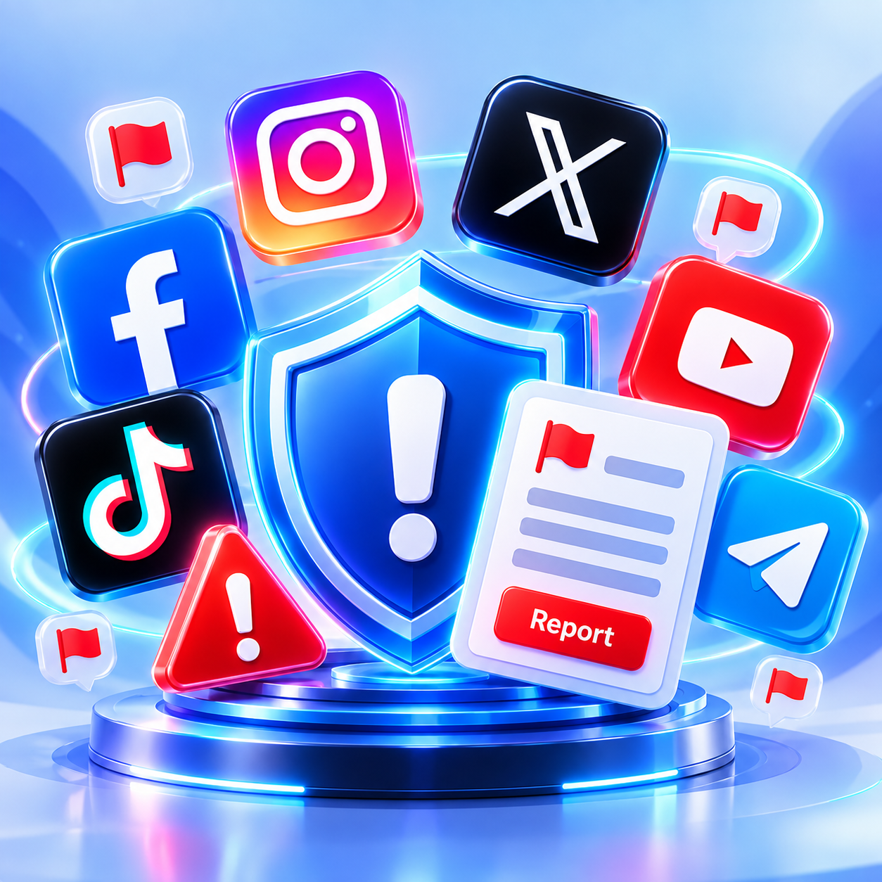 🚨 خدمات البلاغات | جميع المنصات